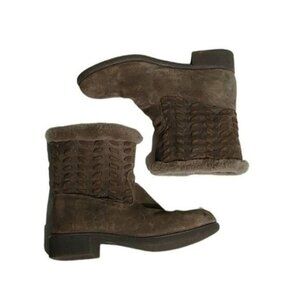 Abeo Bristol Burnished Suede Sheepskin Lined Boots 8